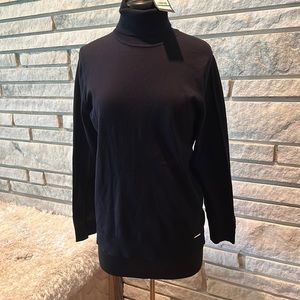 Tommy Hilfiger turtleneck Navy Blue long length sweater